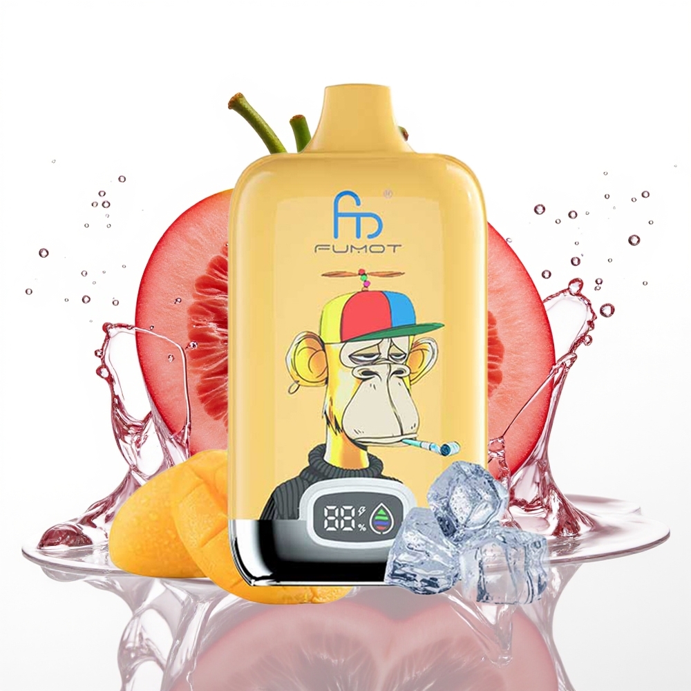 Odkrijte Vrhunsko Doživetje z Fumot Tornado Digital Box 12000 - Mango On Ice